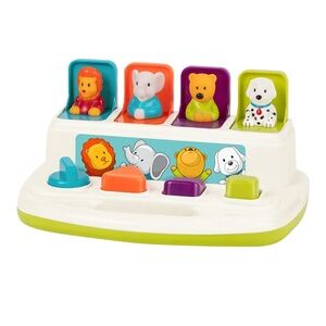 Battat Pop-Up Pals Interactive Animal Toy, Baby and Toddler Toys